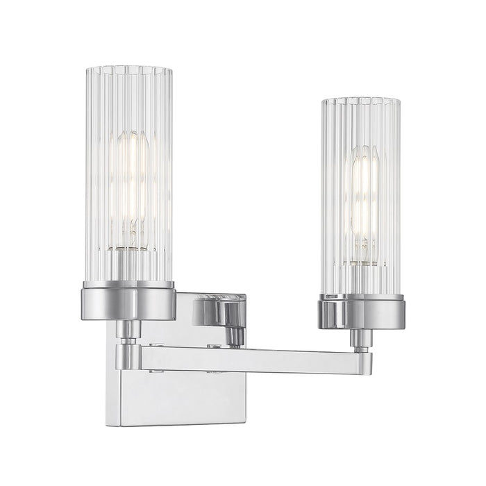 Atlas Lighting Lida 14'' Wide 2Lt Vanity Light, Chrome