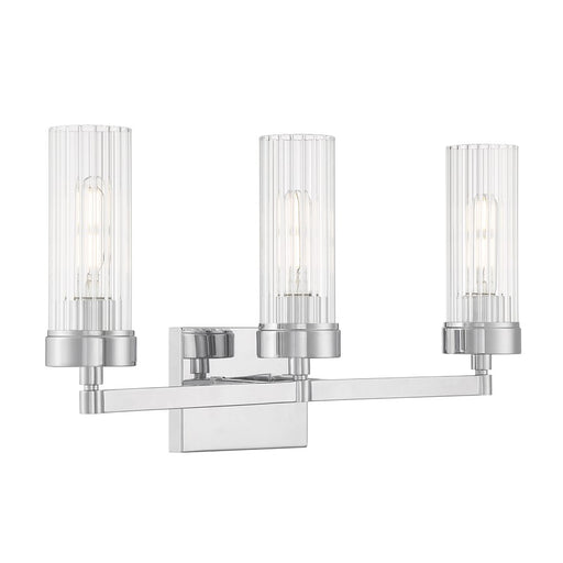Atlas Lighting Lida 21'' Wide 3Lt Vanity Light, Chrome