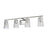 Atlas Lighting Lightweave 32'' Wide 4Lt Vanity Light, Nickel/Clear