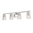Atlas Lighting Lightweave 32'' Wide 4Lt Vanity Light, Nickel/Clear