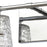 Atlas Lighting Lightweave 32'' Wide 4Lt Vanity Light, Nickel/Clear