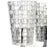 Atlas Lighting Lightweave 4.75''W 1Lt Vanity Light, Nickel/Clear