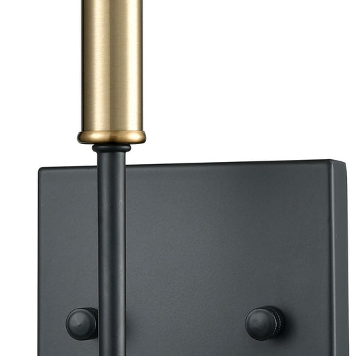 Atlas Lighting Livingston 11'' High 1Lt Sconce, Matte Black