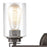 Atlas Lighting Market Square 20''W 3Lt Vanity Light, Bronze/Clear