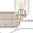 Atlas Lighting Market Square 28''W 4Lt Vanity Light, Nickel/Clear