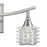 Atlas Lighting Matrix 15''W 3Lt Vanity Light, Satin Nickel/Clear
