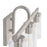 Atlas Lighting Melina 22'' Wide 3Lt Vanity Light, Nickel/Clear