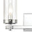 Atlas Lighting Melinda 15'' Wide 2Lt Vanity Light, Chrome/Clear