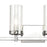 Atlas Lighting Melinda 29'' Wide 4Lt Vanity Light, Chrome/Clear