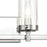 Atlas Lighting Melinda 29'' Wide 4Lt Vanity Light, Chrome/Clear