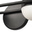 Atlas Lighting Nelly 14'' Wide 2Lt Vanity Light, Matte Black/White