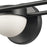 Atlas Lighting Nelly 22'' Wide 3Lt Vanity Light, Matte Black/White