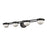 Atlas Lighting Nelly 31'' Wide 4Lt Vanity Light, Matte Black/White
