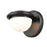 Atlas Lighting Nelly 5'' Wide 1Lt Vanity Light, Matte Black/White