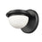 Atlas Lighting Nelly 5'' Wide 1Lt Vanity Light, Matte Black/White
