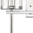 Atlas Lighting Oakland 13.5'' Wide 2Lt Vanity Light, Chrome/Clear