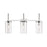 Atlas Lighting Oakland 23'' Wide 3Lt Vanity Light, Chrome/Clear