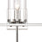Atlas Lighting Oakland 23'' Wide 3Lt Vanity Light, Chrome/Clear