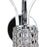 Atlas Lighting Optix 23'' Wide 3Lt Vanity Light, Chrome/Clear