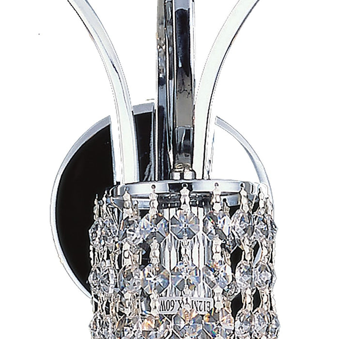 Atlas Lighting Optix 23'' Wide 3Lt Vanity Light, Chrome/Clear