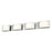 Atlas Lighting Pandora 34.5'' Wide 4Lt Vanity Light, Chrome/White