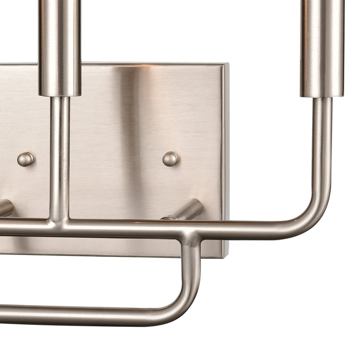 Atlas Lighting Park Slope 13''W 3Lt Vanity Light, Brushed Nickel