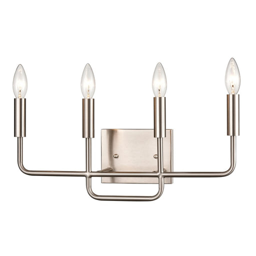 Atlas Lighting Park Slope 18.5'' Wide 4Lt Vanity Light, Nickel