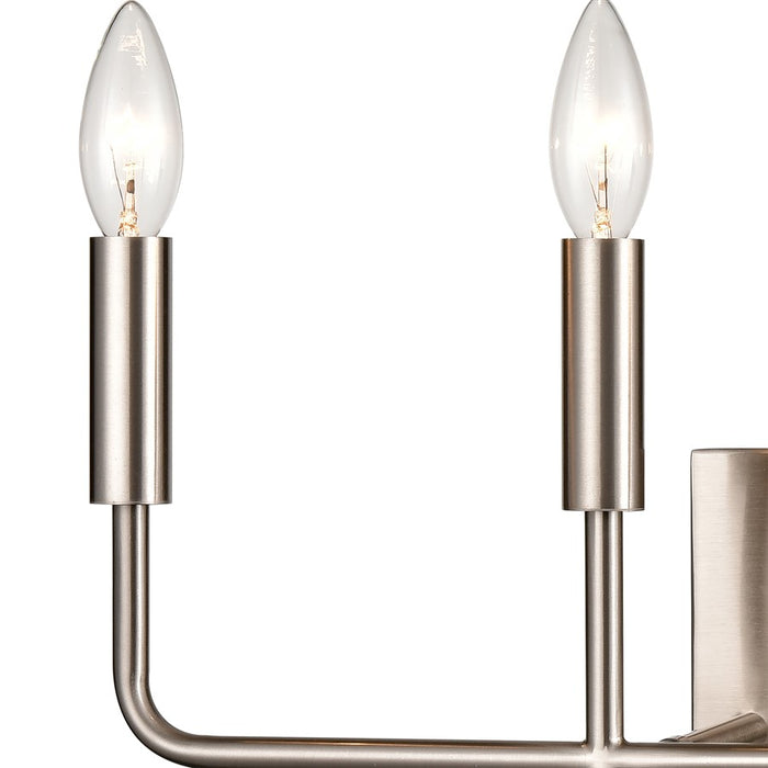 Atlas Lighting Park Slope 18.5'' Wide 4Lt Vanity Light, Nickel