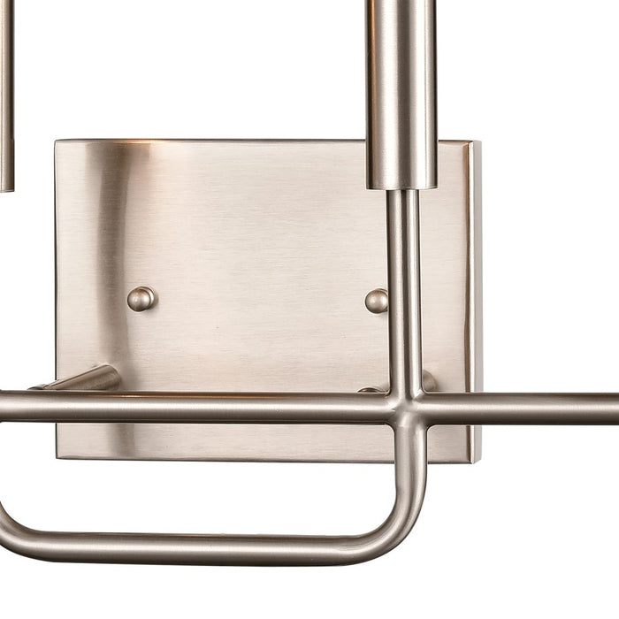 Atlas Lighting Park Slope 18.5'' Wide 4Lt Vanity Light, Nickel
