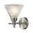 Atlas Lighting Pemberton 9'' High 1Lt Sconce, Brushed Nickel/White