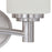 Atlas Lighting Pittman 12'' Wide 2Lt Vanity Light, Nickel/White