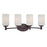 Atlas Lighting Pittman 24'' Wide 4Lt Vanity Light, Bronze/White