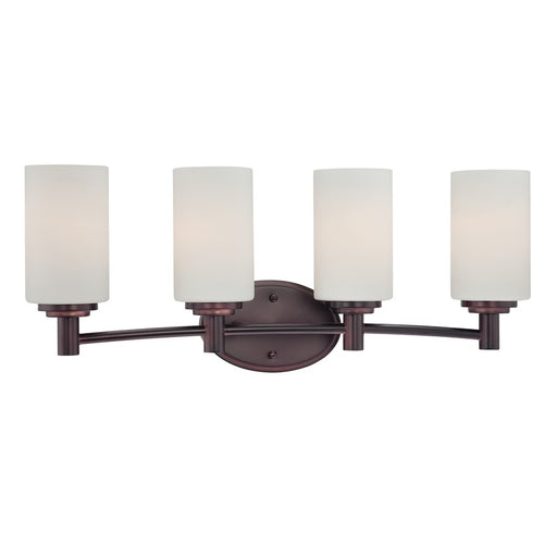 Atlas Lighting Pittman 24'' Wide 4Lt Vanity Light, Bronze/White