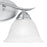 Atlas Lighting Prestige 17'' Wide 2Lt Vanity Light, Nickel/White