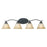 Atlas Lighting Prestige 36'' Wide 4Lt Vanity Light, Bronze/White