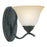 Atlas Lighting Prestige 9'' High 1Lt Sconce, Sable Bronze/Amber