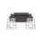 Atlas Lighting Pulsate 13''W 2Lt Vanity Light, Matte Black/Clear