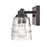 Atlas Lighting Pulsate 13''W 2Lt Vanity Light, Matte Black/Clear
