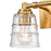 Atlas Lighting Pulsate 13''W 2Lt Vanity Light, Satin Brass/Clear