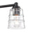 Atlas Lighting Pulsate 30.25'' Wide 4Lt Vanity Light, Black/Clear