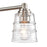 Atlas Lighting Pulsate 30.25'' Wide 4Lt Vanity Light, Nickel/Clear
