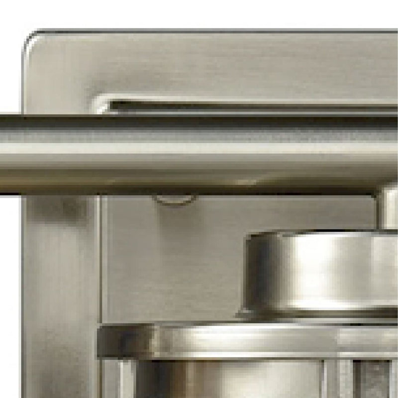 Atlas Lighting Ravendale 20in 3-Light Vanity Light | Transitional Brushed Nickel and White Frosted Glass | Bathroom Vanity | Model WL11421-NK