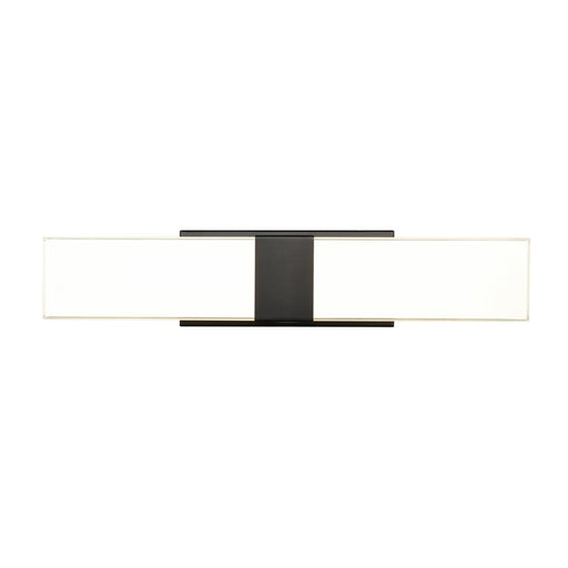 Atlas Lighting Reciprocate 25'' Wide 2Lt Vanity Light, Black/White