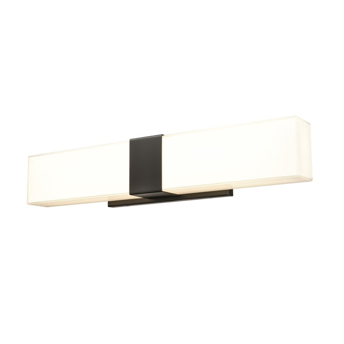 Atlas Lighting Reciprocate 25'' Wide 2Lt Vanity Light, Black/White