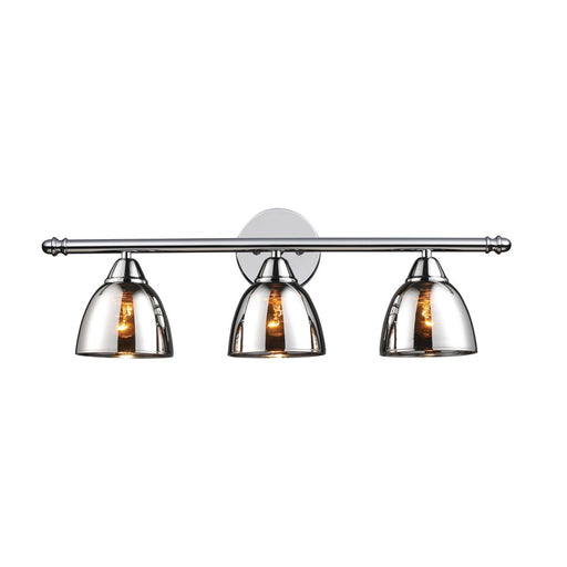 Atlas Lighting Reflections 23''W 3Lt Vanity Light, Chrome/Chrome