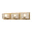 Atlas Lighting Ridgecrest 21'' Wide 3Lt Vanity Light, Brass/White