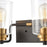 Atlas Lighting Robins 14'' Wide 2Lt Vanity Light, Matte Black/Clear