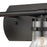 Atlas Lighting Salamanca 15.5'' Wide 2Lt Vanity Light, Black/Clear