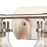 Atlas Lighting Salamanca 29'' Wide 4Lt Vanity Light, Nickel/Clear