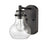 Atlas Lighting Salamanca 5.5'' Wide 1Lt Vanity Light, Black/Clear